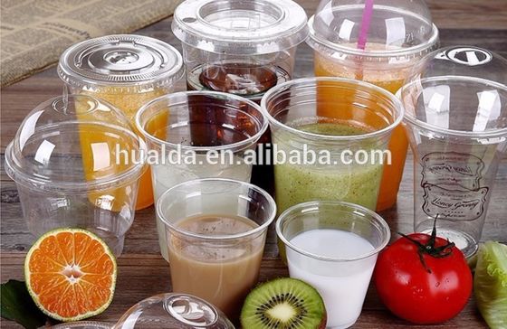 Minuman kustom gelas plastik penyegelan mesin tutup dengan kapasitas tinggi pemasok