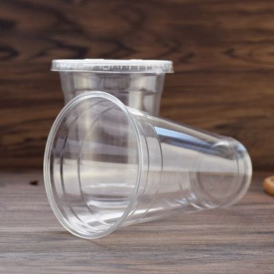 Jus air minuman gelas plastik gelas membentuk mesin dengan harga murah pemasok