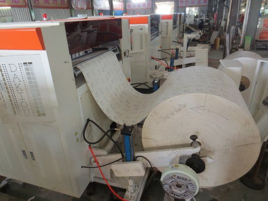 380 V Automatic Paper Roller Die Cutting Machine 90 Sampai 140 Kali / Menit pemasok