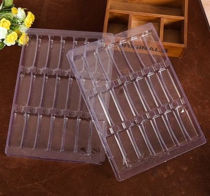 PVC plastik Kosmetik kemasan kosong eye shadow palet nampan membuat mesin pemasok