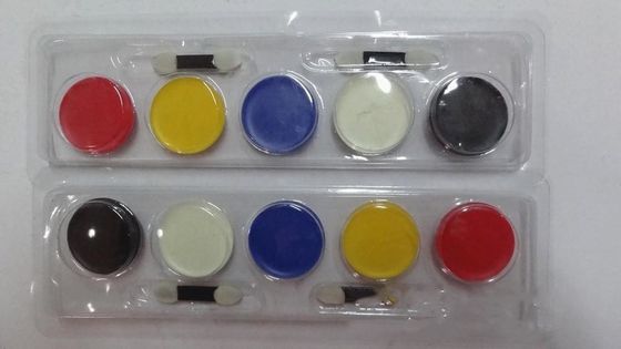 PVC plastik Kosmetik kemasan kosong eye shadow palet nampan membuat mesin pemasok