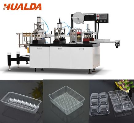 Mesin Vacuum Forming Food Container Making Untuk Mini Cake / Cokelat pemasok